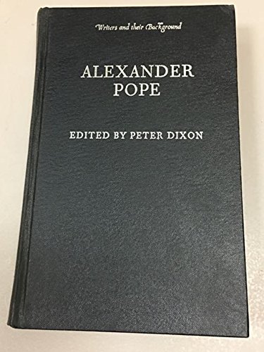 9780821401132: Alexander Pope (Writers and their background)