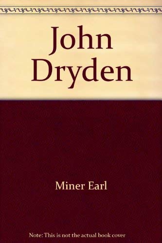 John Dryden (9780821401200) by Miner, Earl