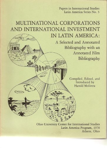 Beispielbild fr Multinational corporations and international investment in Latin America: A selected and annotated bibliography with an annotated film bibliography . international studies : Latin America series) Stephen M. Jongewaard, Chung-tai Lu, S. B. Prasad, Peggy Gabrio and Harold Molineu zum Verkauf von CONTINENTAL MEDIA & BEYOND