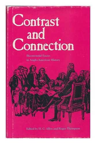 Imagen de archivo de Contrast and connection: Bicentennial essays in Anglo-American history a la venta por HPB-Red