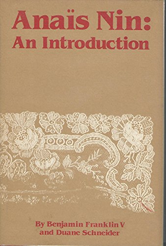 Imagen de archivo de Anais Nin : An Introduction a la venta por Priceless Books