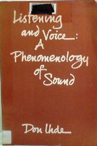 Imagen de archivo de Listening and Voice: a Phenomenology of Sound a la venta por Tin Can Mailman, Arcata