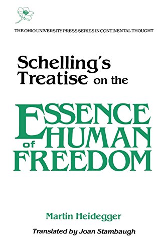 Beispielbild fr Schelling's Treatise on the Essence of Human Freedom zum Verkauf von Blackwell's