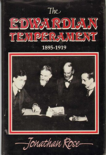 9780821408216: The Edwardian Temperament, 1895-1919