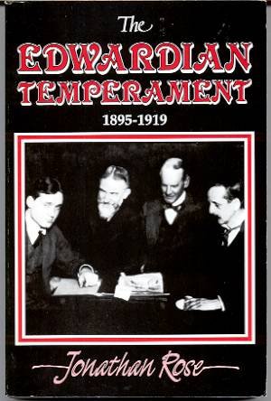 Stock image for The Edwardian Temperament, 1895-1919 for sale by Better World Books