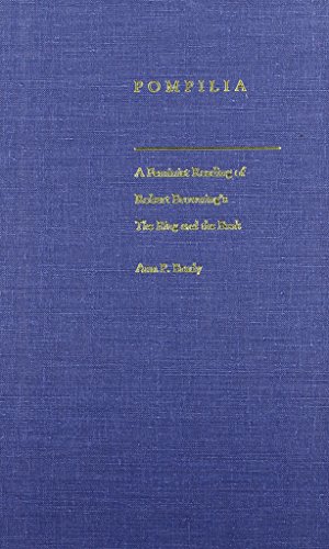 Imagen de archivo de Pompilia A Feminist Reading Of Robert Browning's The Ring And The Book a la venta por Willis Monie-Books, ABAA