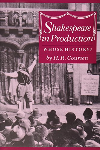 Beispielbild fr Shakespeare in Production: Whose History? zum Verkauf von Anybook.com