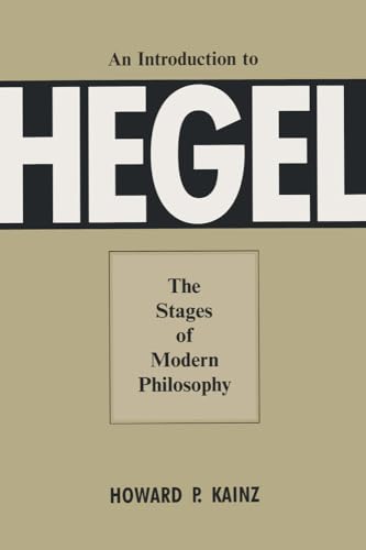 9780821411414: An Introduction To Hegel: The Stages Of Modern Philosophy