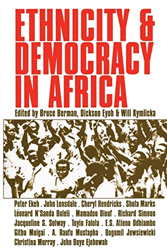 Imagen de archivo de Ethnicity and Democracy in Africa a la venta por Better World Books