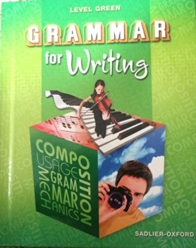 9780821502112: Grammar for Writing: Grade 11, Level Green