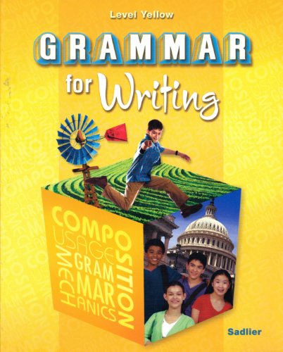 Imagen de archivo de Grammar for Writing, Level Yellow a la venta por ThriftBooks-Dallas