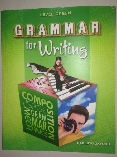 Imagen de archivo de Grammar for Writing: Level Green a la venta por Orion Tech