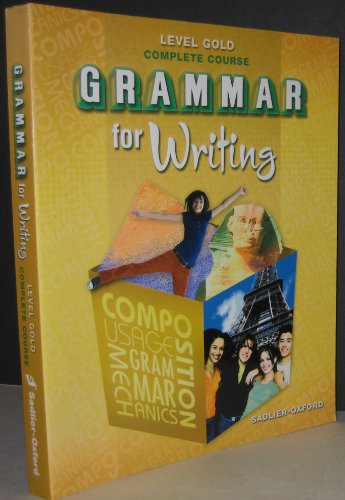 Beispielbild fr Grammar for Writing Complete Course - Level Gold zum Verkauf von BookHolders
