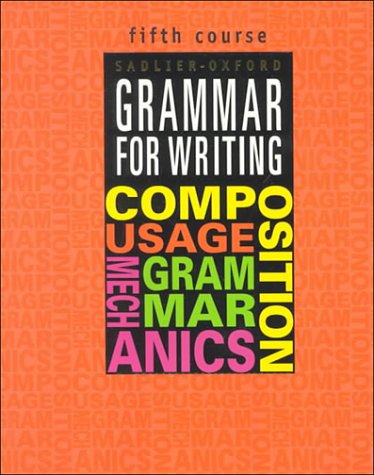 Stock image for Grammar for Writing, 5th Course (Grammar for Writing Ser. 2) for sale by ThriftBooks-Dallas