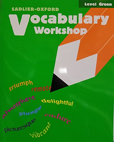Beispielbild fr Vocabulary Workshop : Level Green zum Verkauf von BooksRun