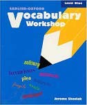 Imagen de archivo de Vocabulary Workshop, Level Blue a la venta por Once Upon A Time Books