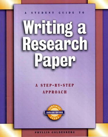Beispielbild fr A Student Guide to Writing a Research Paper zum Verkauf von Better World Books