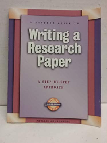 Stock image for A Student Guide to Writing a Research Paper for sale by Better World Books