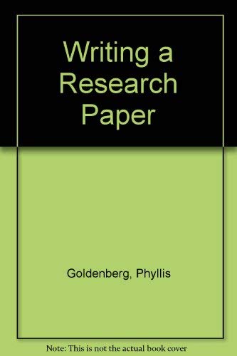 9780821507704: Writing a Research Paper
