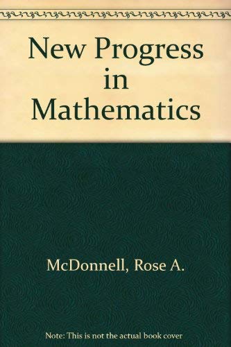 Imagen de archivo de New Progress in Mathematics a la venta por ThriftBooks-Dallas