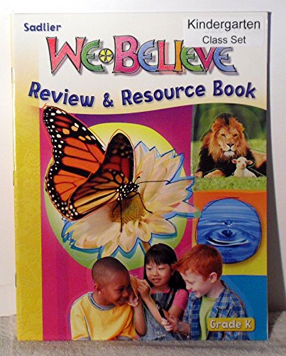 Imagen de archivo de We Believe (Review & Resource Book, Grade K) a la venta por RiLaoghaire