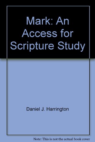 9780821559338: Mark: An Access for Scripture Study