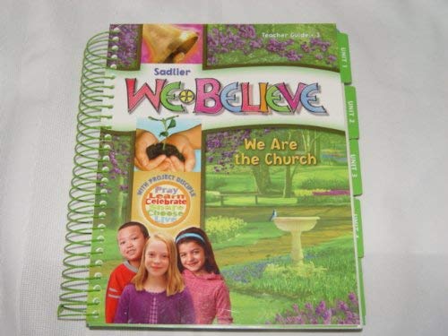 Imagen de archivo de We Believe We Are the Church Teacher Guide Grade 3 a la venta por Goodwill