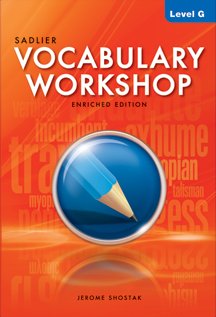 Imagen de archivo de Vocabulary Workshop Enriched Edition Level G Grade 12 a la venta por ThriftBooks-Dallas