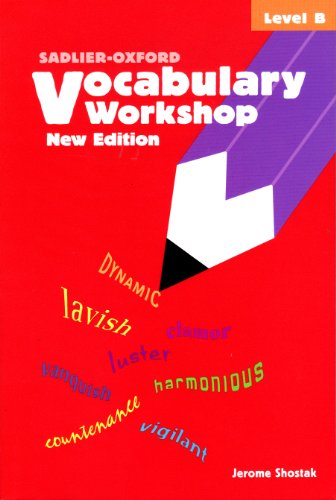 Imagen de archivo de Vocabulary Workshop, Level B a la venta por Ergodebooks