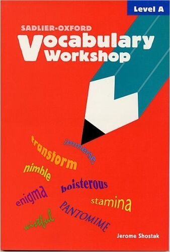 Imagen de archivo de Vocabulary Workshop : Level A a la venta por Front Cover Books