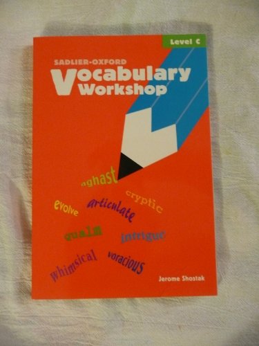 Beispielbild fr Vocabulary Workshop, Student Text, Level C zum Verkauf von Better World Books