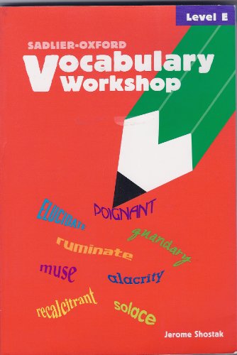 9780821576106: Vocabulary Workshop: Level E
