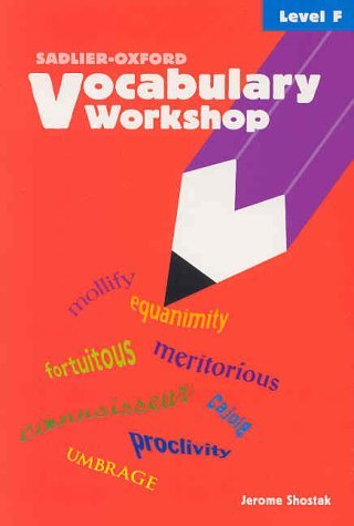 9780821576113: Vocabulary Workshop: Level F