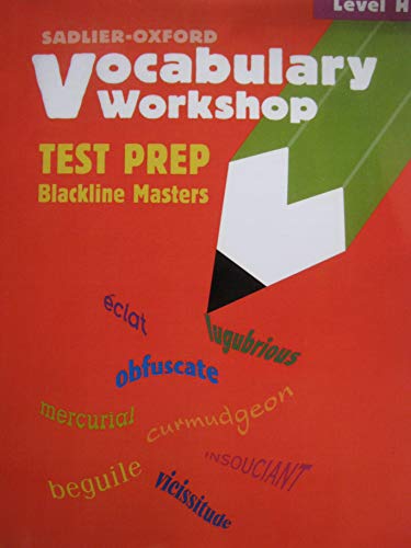 Stock image for TEST PREP Blackline Masters: Level H for sale by Discover Books
