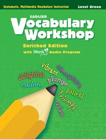 Stock image for SADL 11 VOCABULARY WORKSHOP {GREEN} Enriched Edition with iWords Audio Program for sale by Half Price Books Inc.