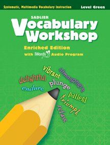 Stock image for Vocabulary Workshop 2011 Level Green (Grade 3) Student Edition for sale by Red's Corner LLC