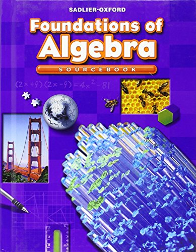 Stock image for Foundations of Algebra: Sourcebook for sale by Ergodebooks