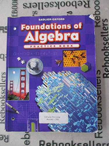 Imagen de archivo de Foundations of Algebra Practice Book (Progress in Mathematics) a la venta por SecondSale