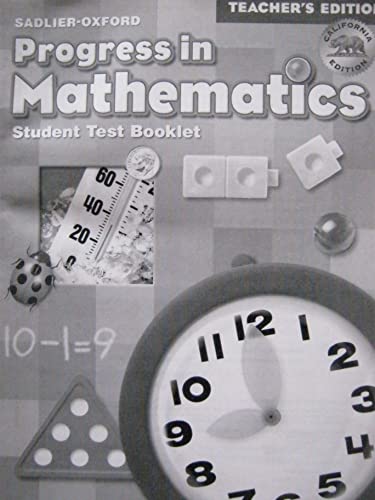 9780821584811: Sadlier Math Test Booklet with Teacher's Edition Grade 1