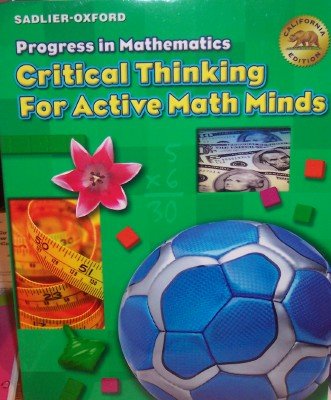 Stock image for Critical Thinking for Active Math Minds: Student Workbook, California for sale by Cronus Books