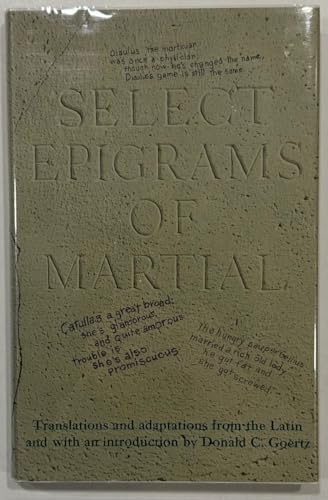 Imagen de archivo de Select Epigrams of Martial a la venta por Midtown Scholar Bookstore