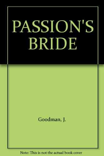 Imagen de archivo de Passion's Bride a la venta por ThriftBooks-Atlanta