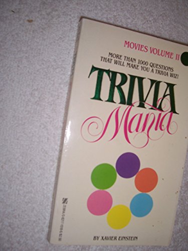 Beispielbild fr Trivia Mania: Movies Volume II zum Verkauf von Wonder Book