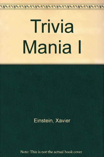 Stock image for Trivia Mania I for sale by HPB Inc.