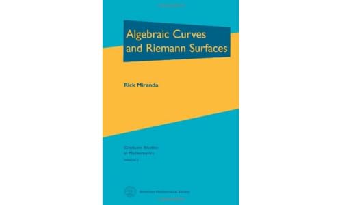 9780821802687: Algebraic Curves and Riemann Surfaces