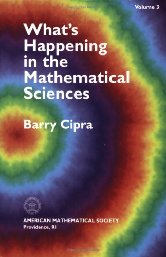 Stock image for What's Happening in the Mathematical Sciences, Volume 3 for sale by Front Cover Books
