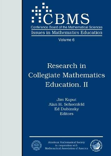 Imagen de archivo de Research in Collegiate Mathematics Education II a la venta por Better World Books