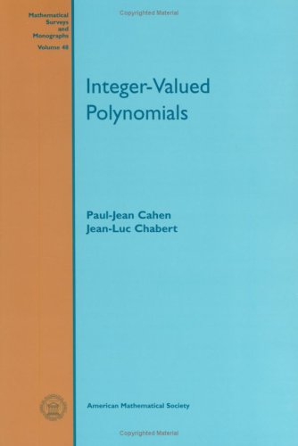 Stock image for Integer-Valued Polynomials (Mathematical Surveys & Monographs) for sale by Buchpark
