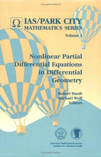 Beispielbild fr Nonlinear partial differential equations in differential geometry (Ias/Park City Mathematics Series, 2) zum Verkauf von Phatpocket Limited