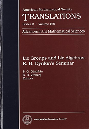 Imagen de archivo de Lie Groups and Lie Algebras: E.B. Dynkin's Seminar (Advances in the Mathematical Sciences) a la venta por HPB-Red